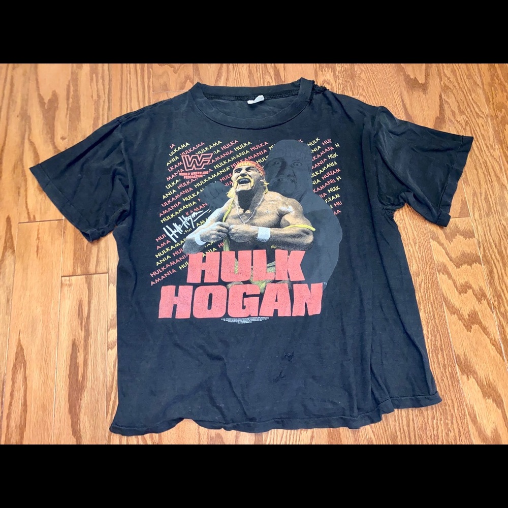 WWF Vintage 1991 Hulk Hogan Hulkamania T-shirt
